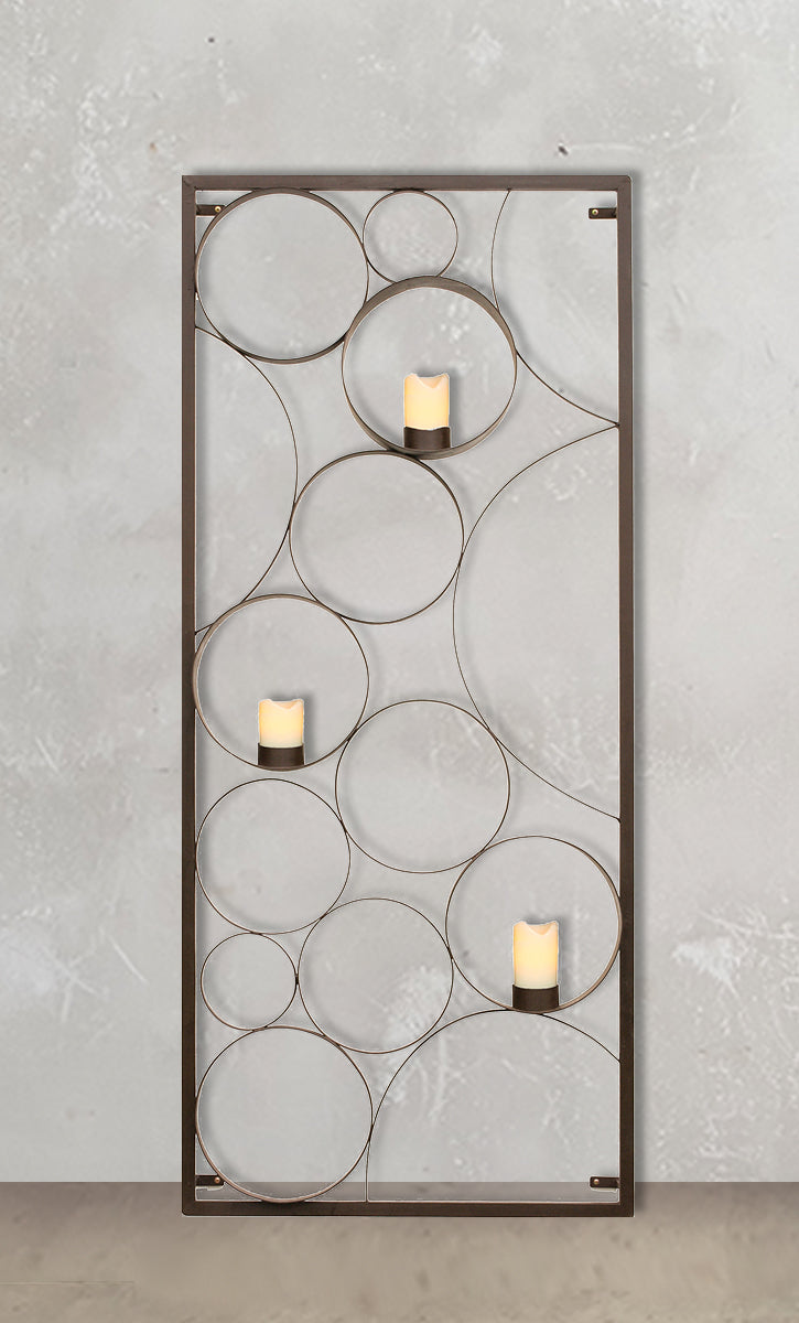 Rectangle Bubble Candle Panel