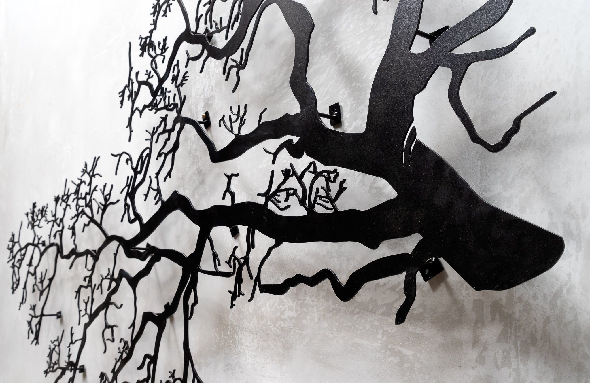 Polarised Tree Deco – Metal Wall Art