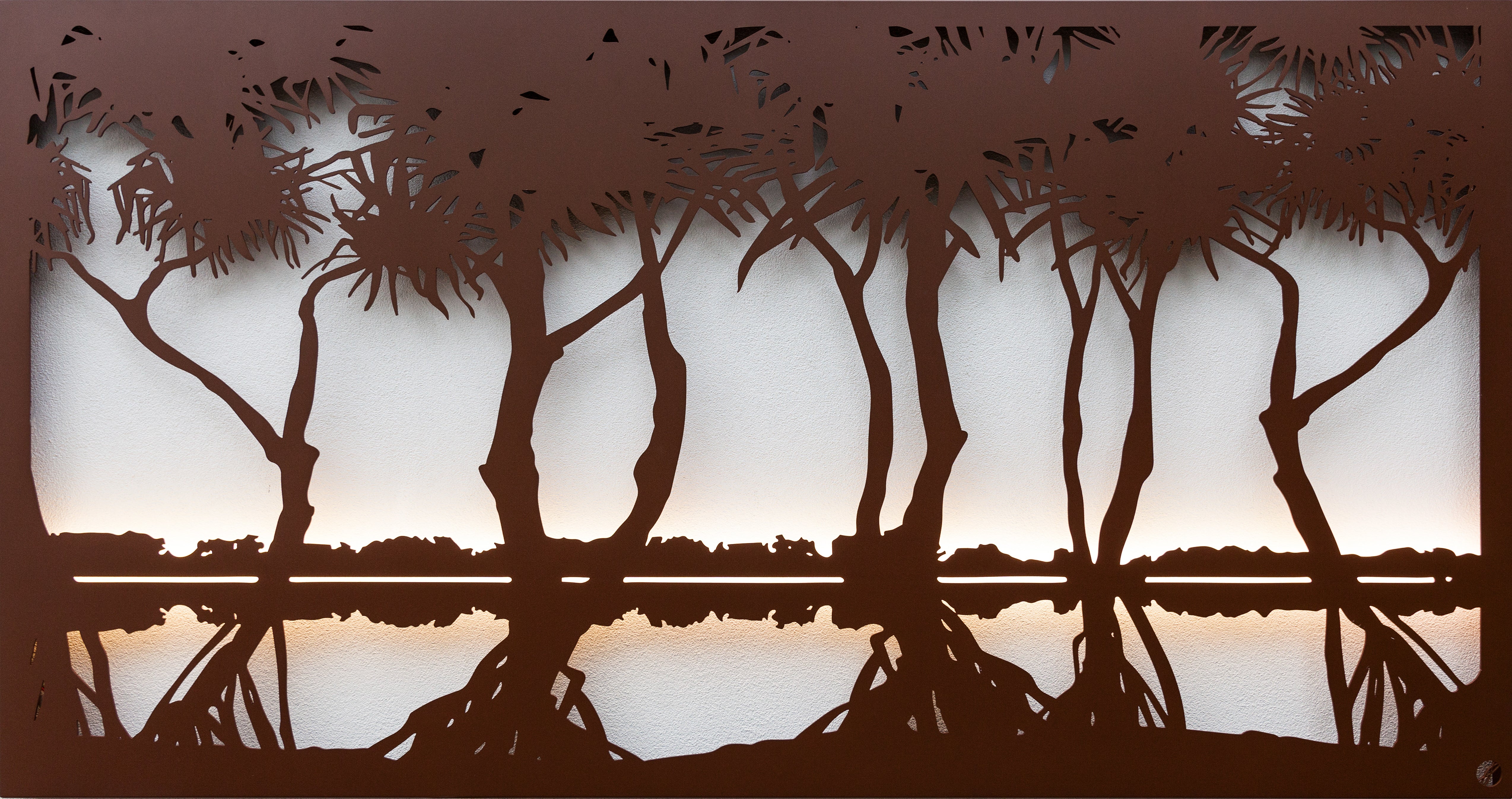 Pandanus Wetland – Metal Wall Art