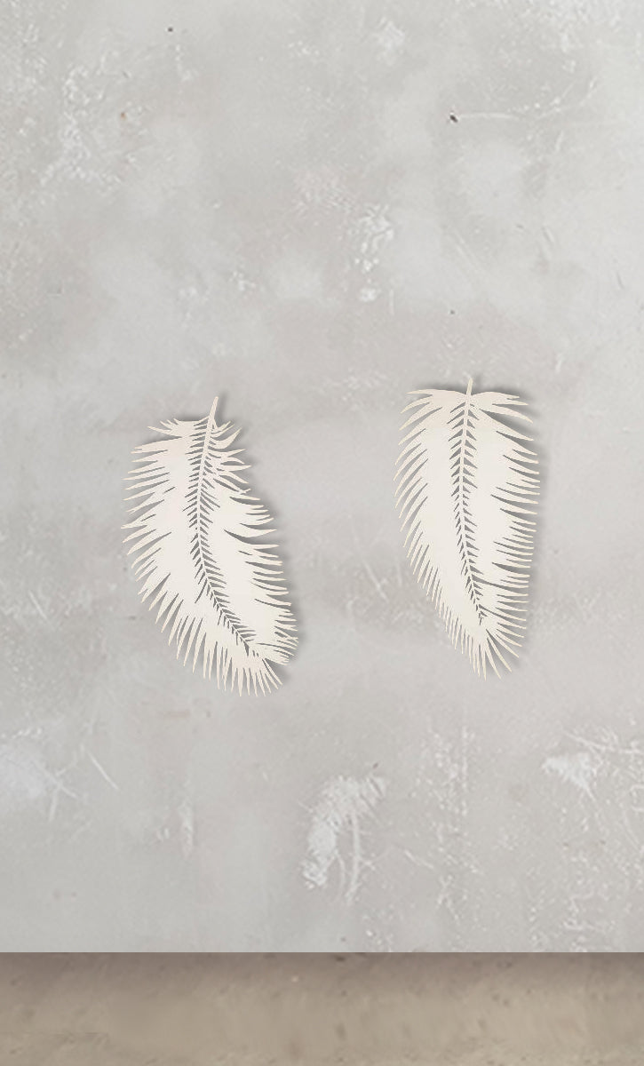 Palm Leaf Deco (Set of 2) – Metal Wall Art