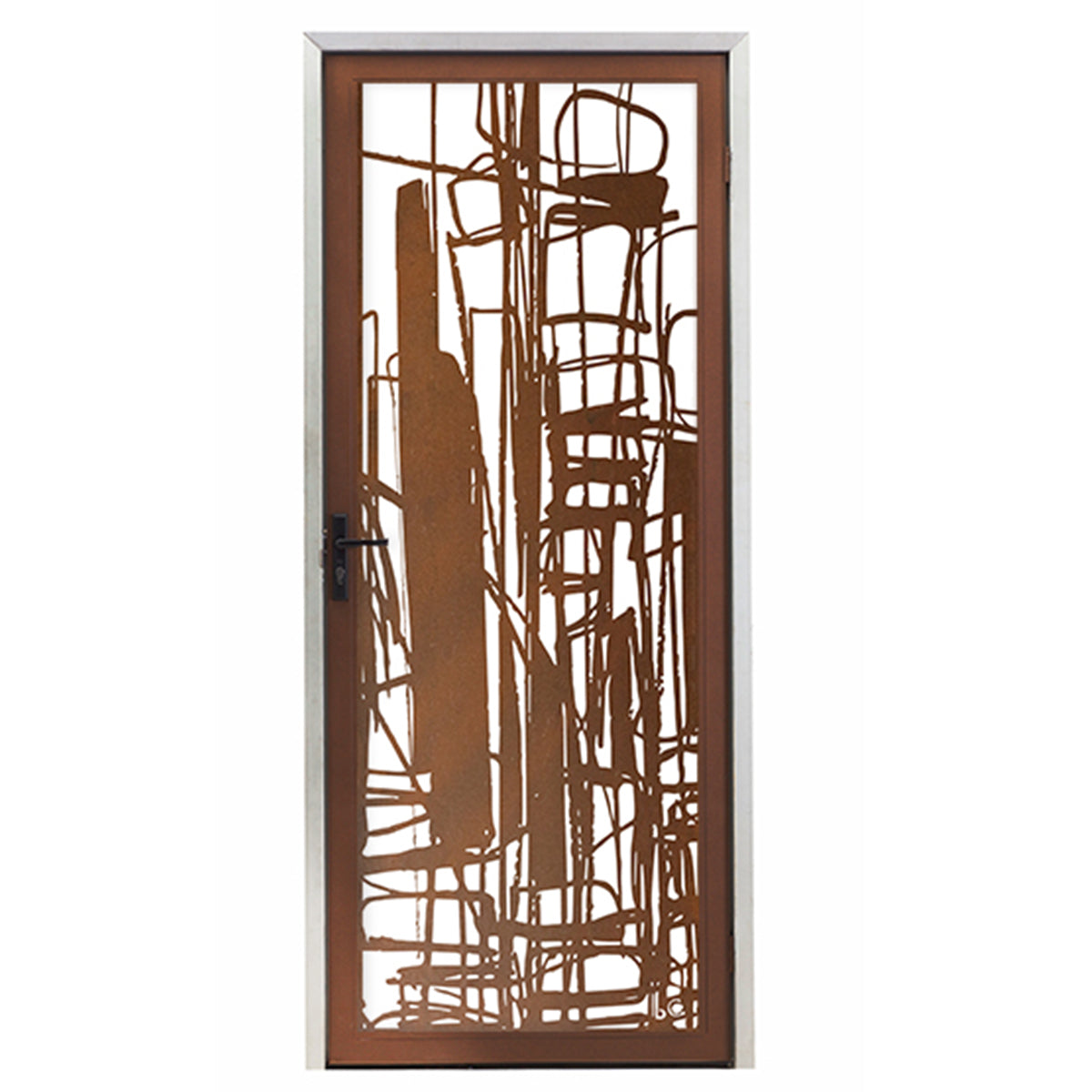 Complex City Decorative Screen Door - Custom Made POA