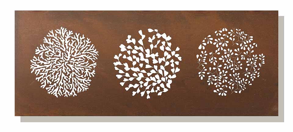 Seaweed Trio – Metal Wall Art