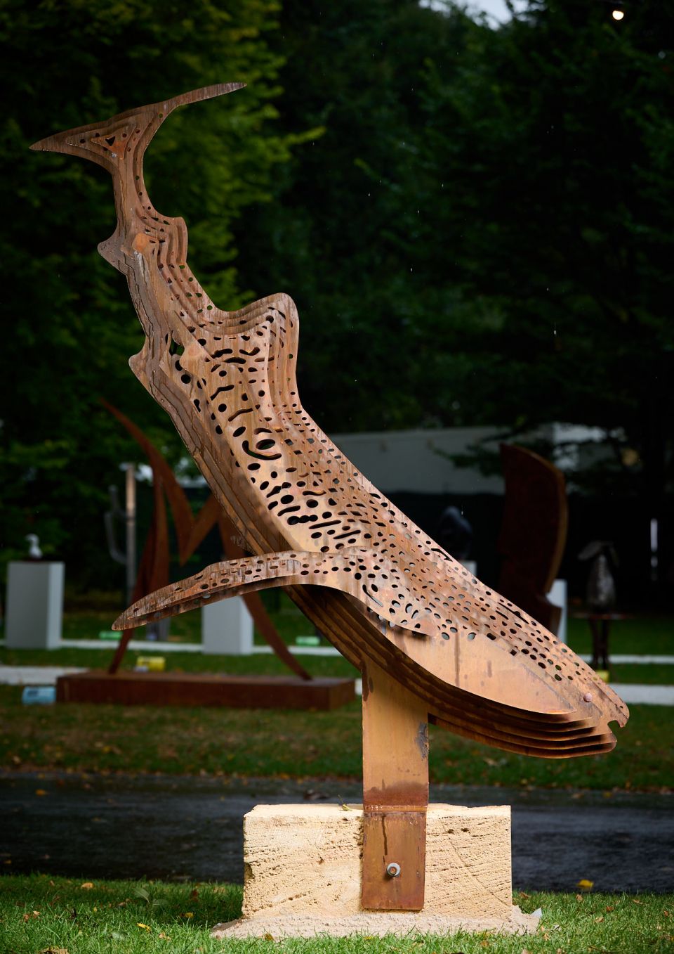 Whale Shark Metal Outdoor Sculpture — Entanglements