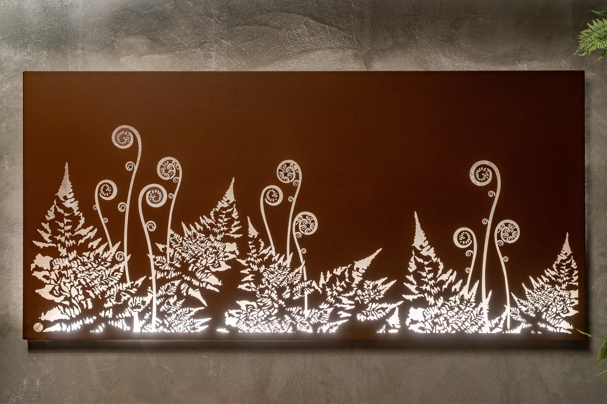 Fern Frond Metal Wall Art