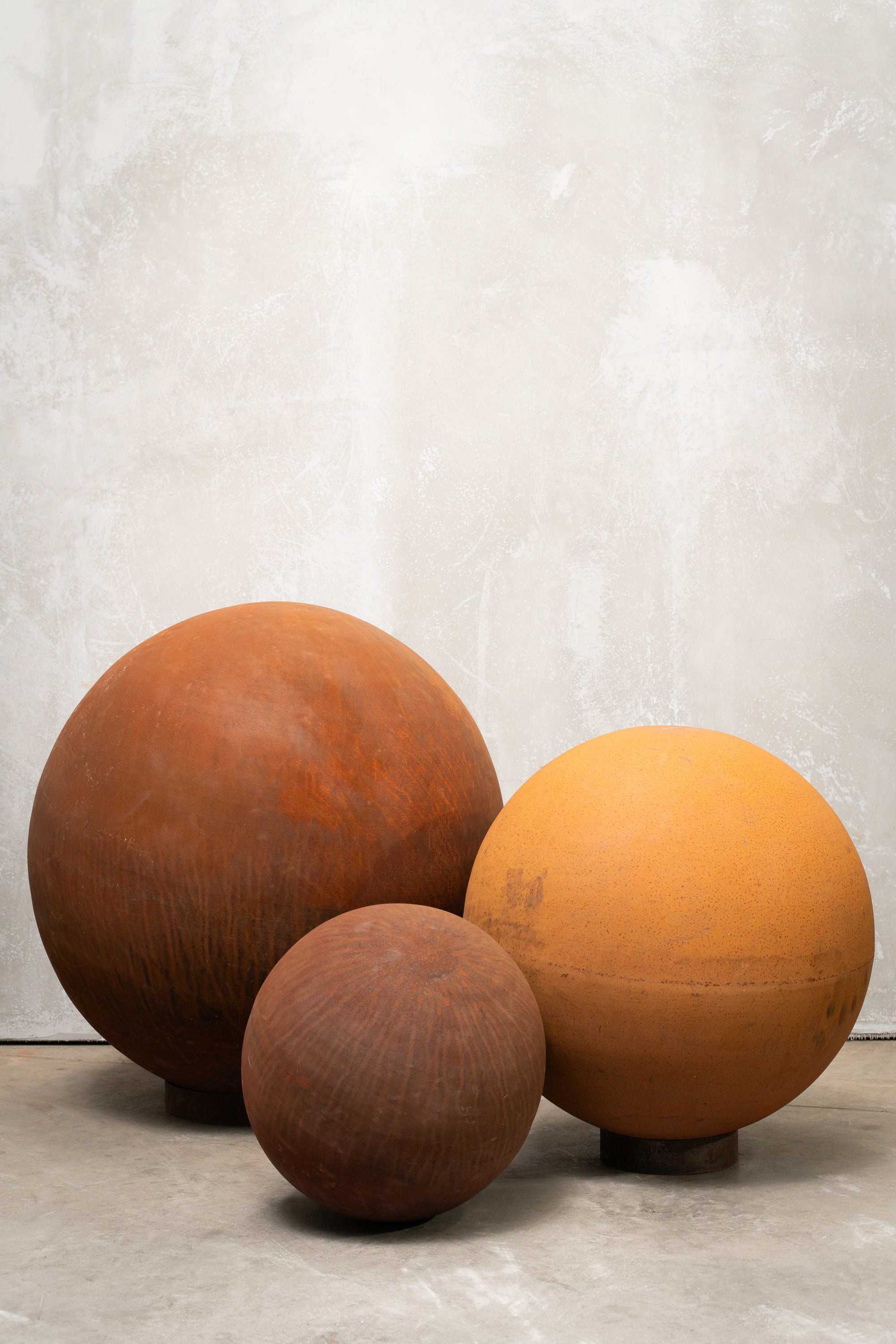 Marbles- Sphere Corten Sculpture