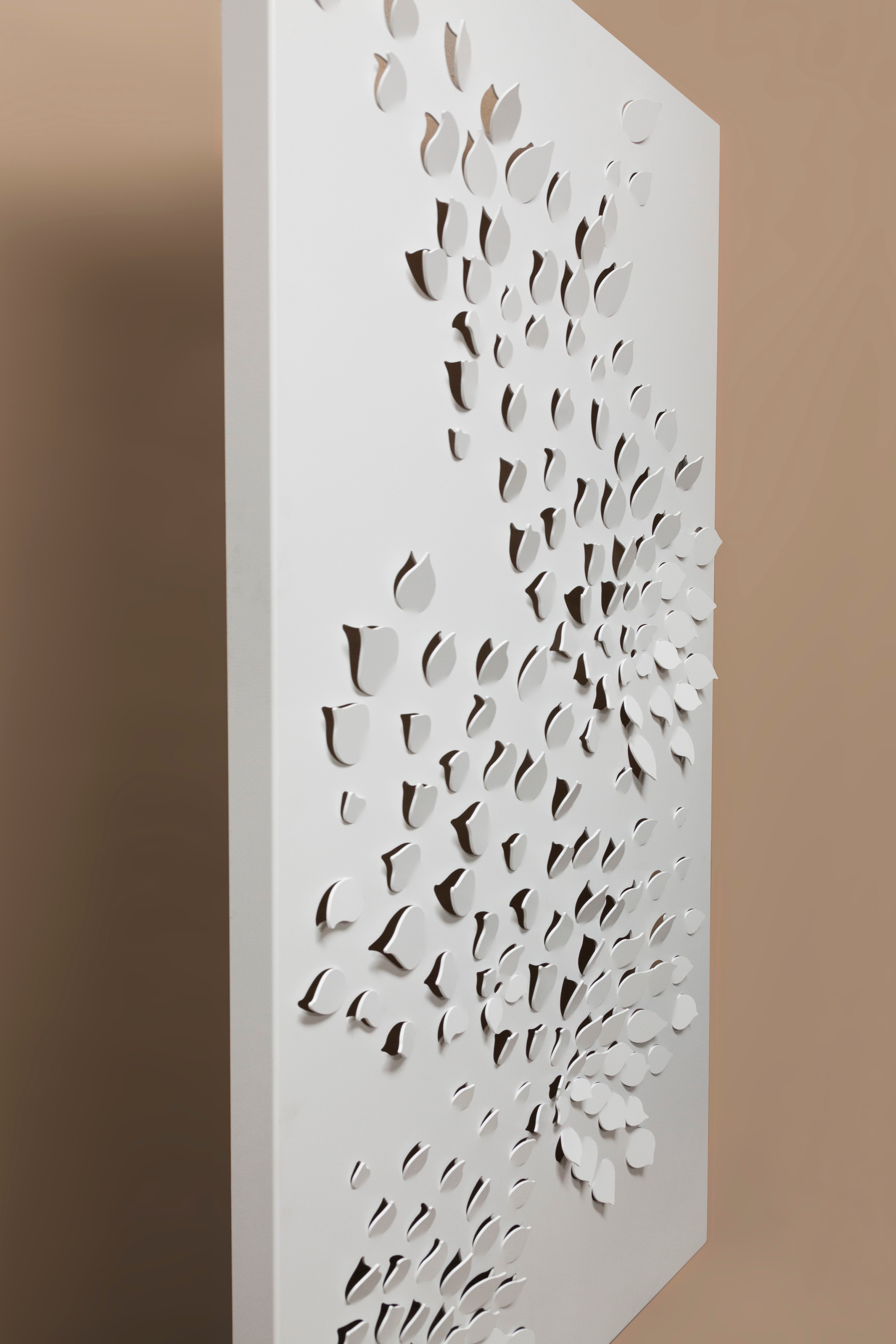 Push Tulip Metal Wall Art