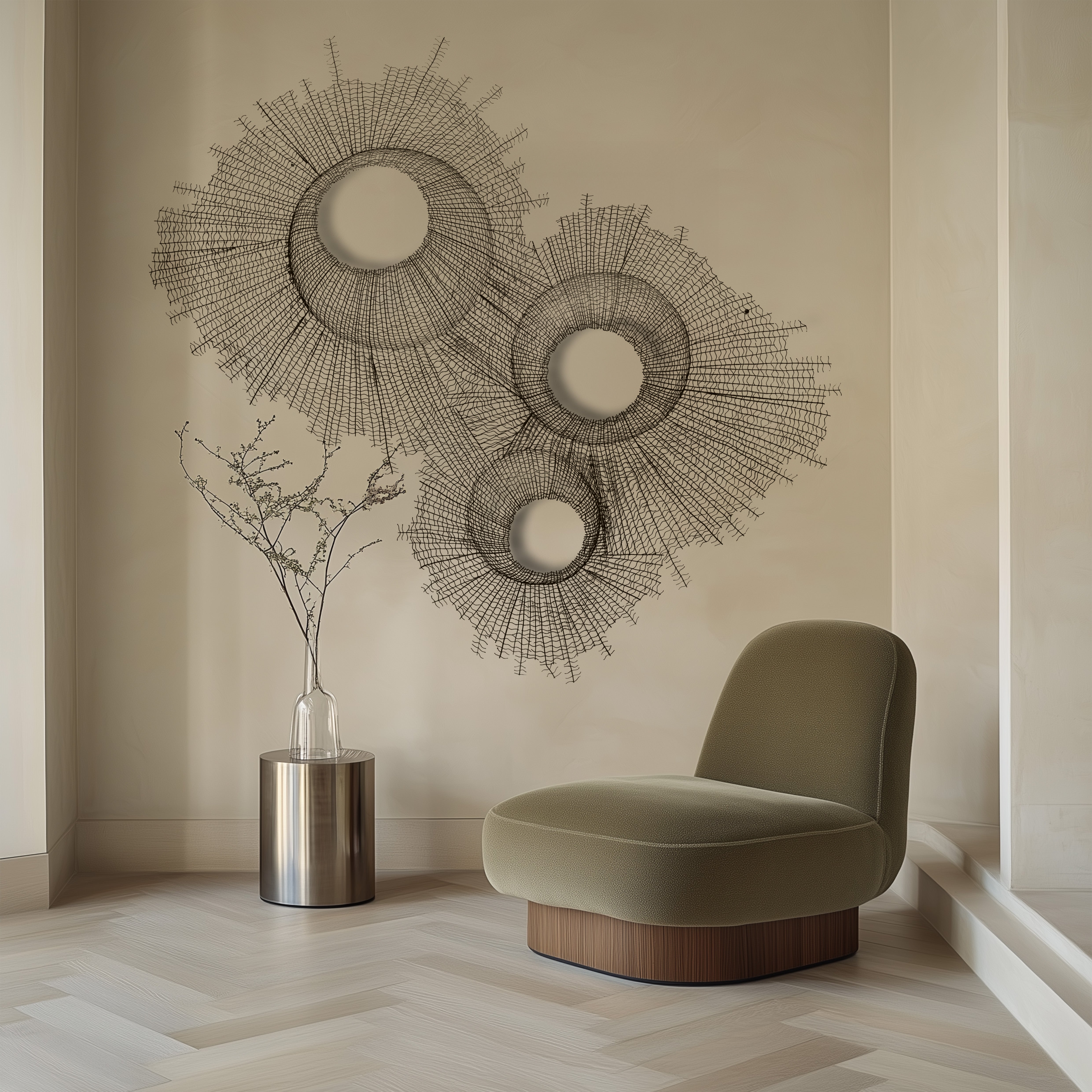Sea Urchin Metal Wall Art