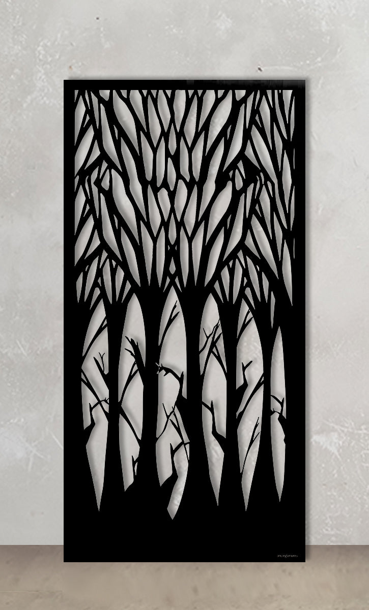 Bare Forest Screen-Outdoor Privacy Screen