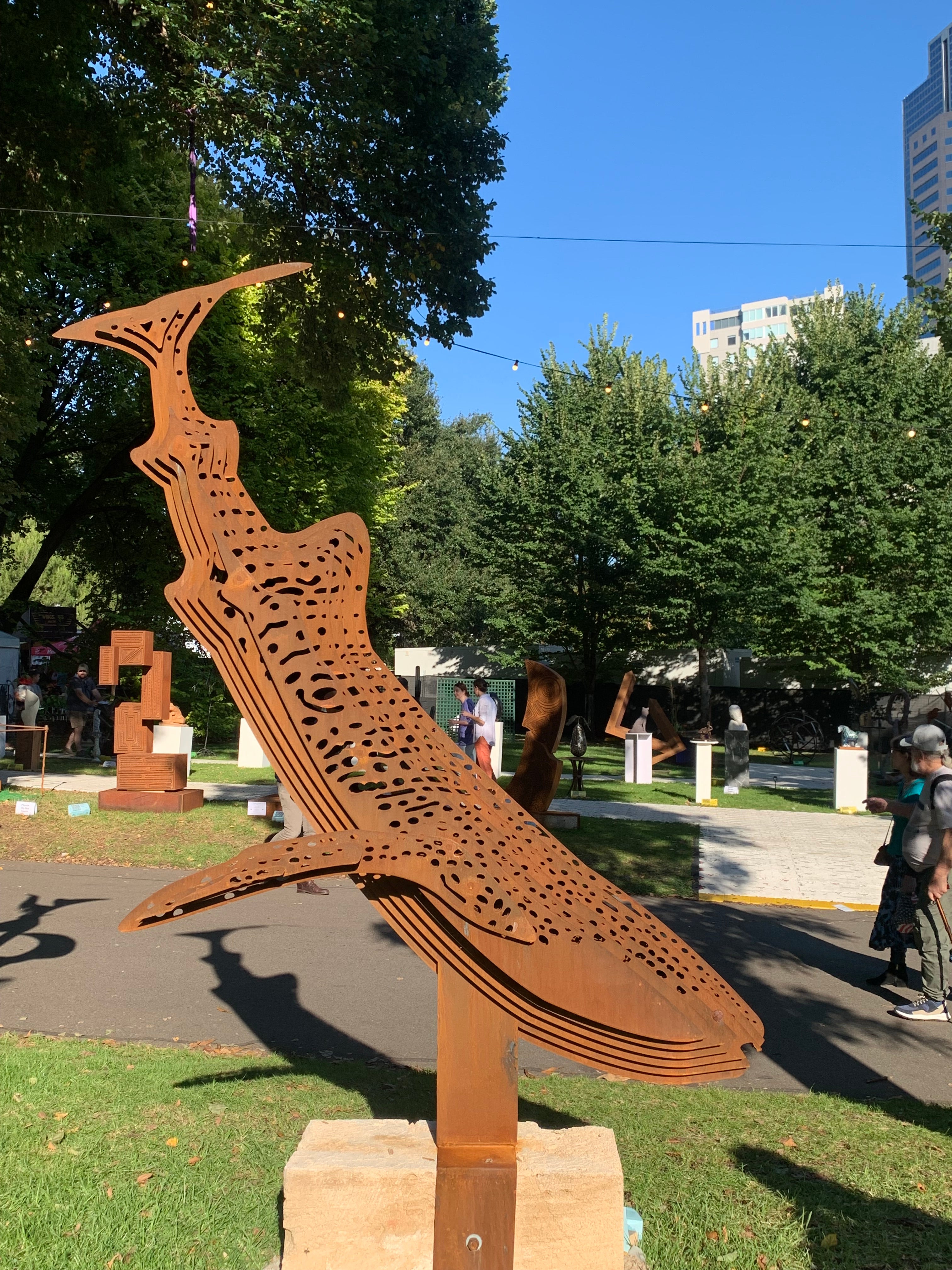 Whale Shark - Metal Outdoor Sculpture