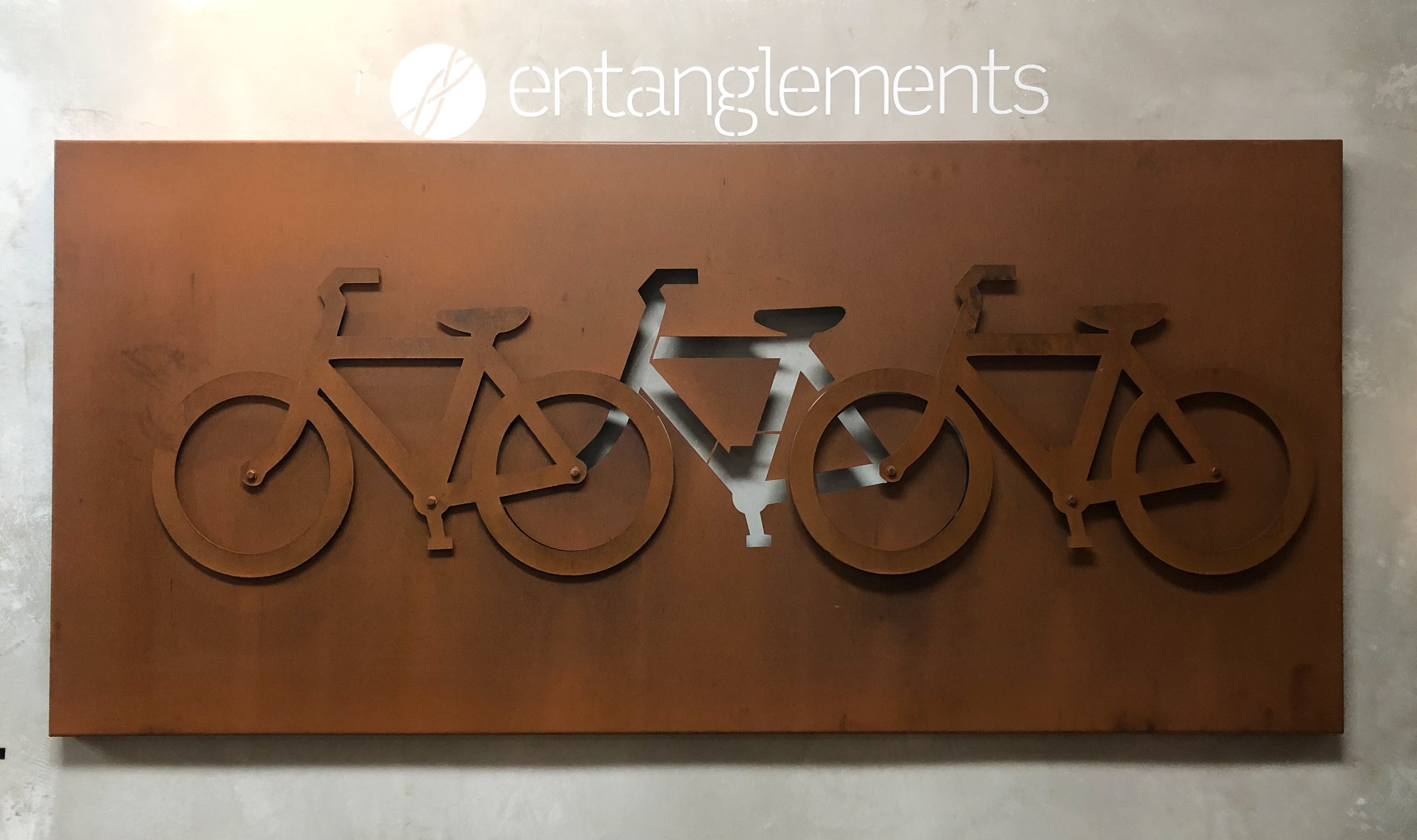 Bicycles Metal Wall Art