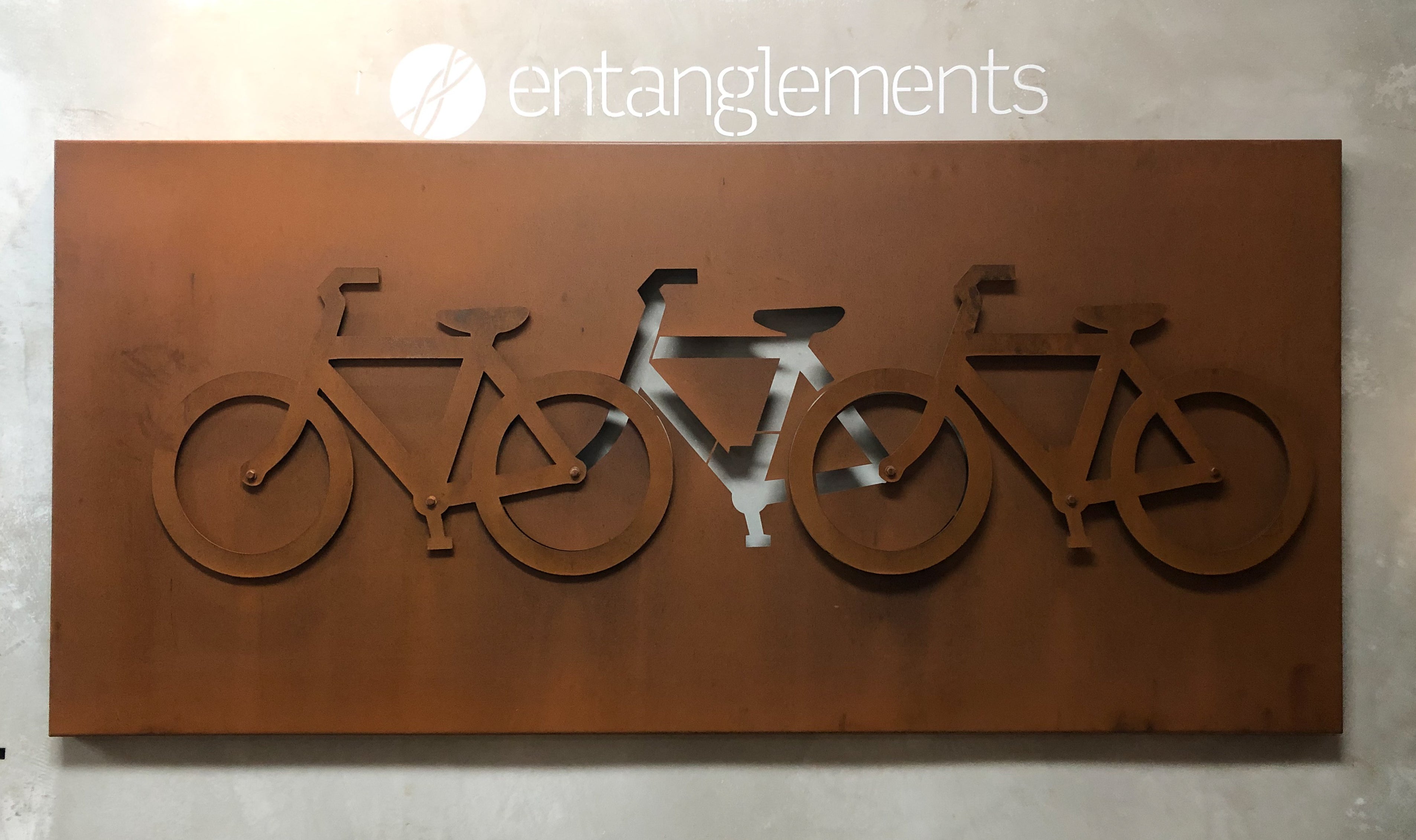 Bicycles Metal Wall Art
