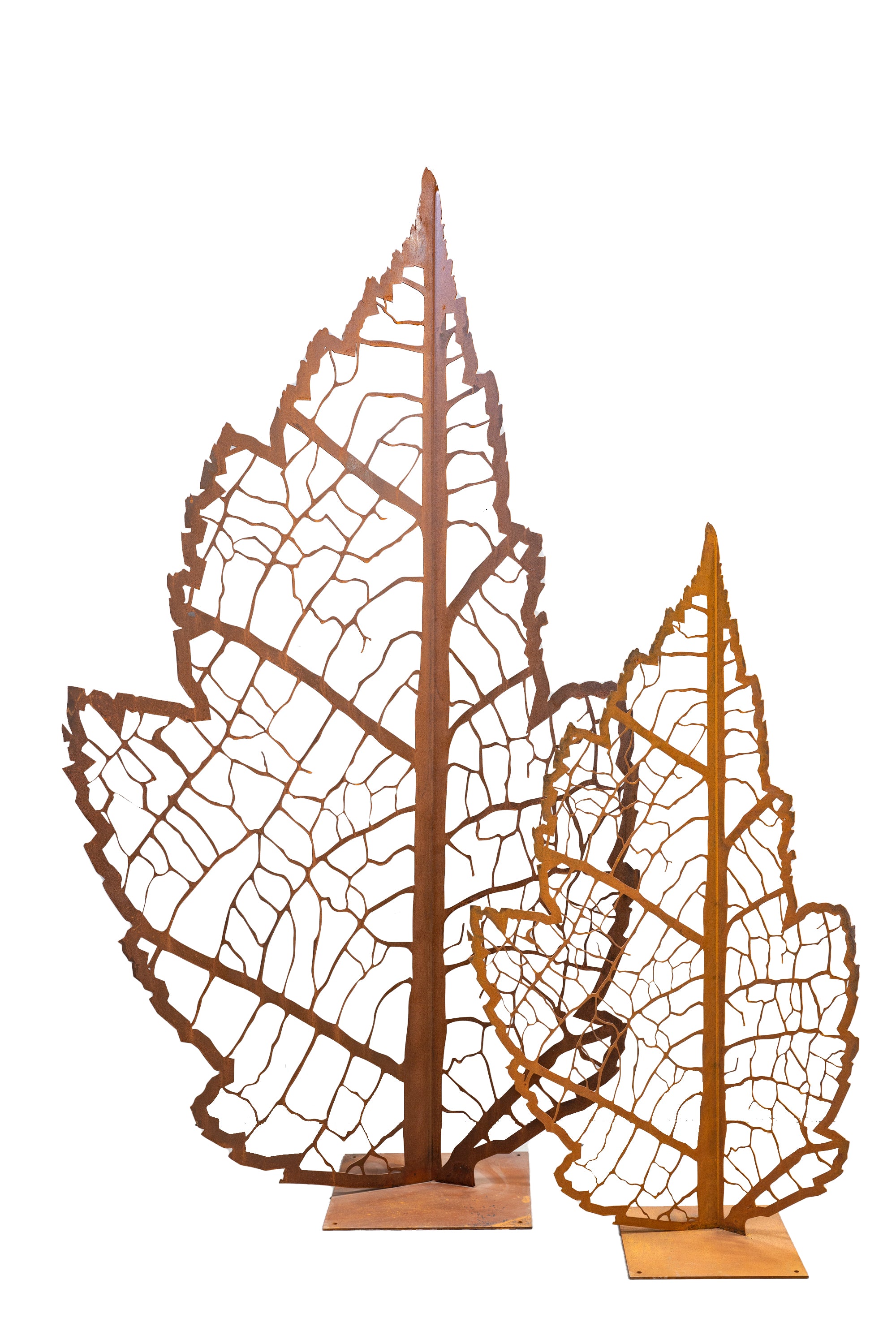Leaf Fold - Outdoor Metal Sculpture