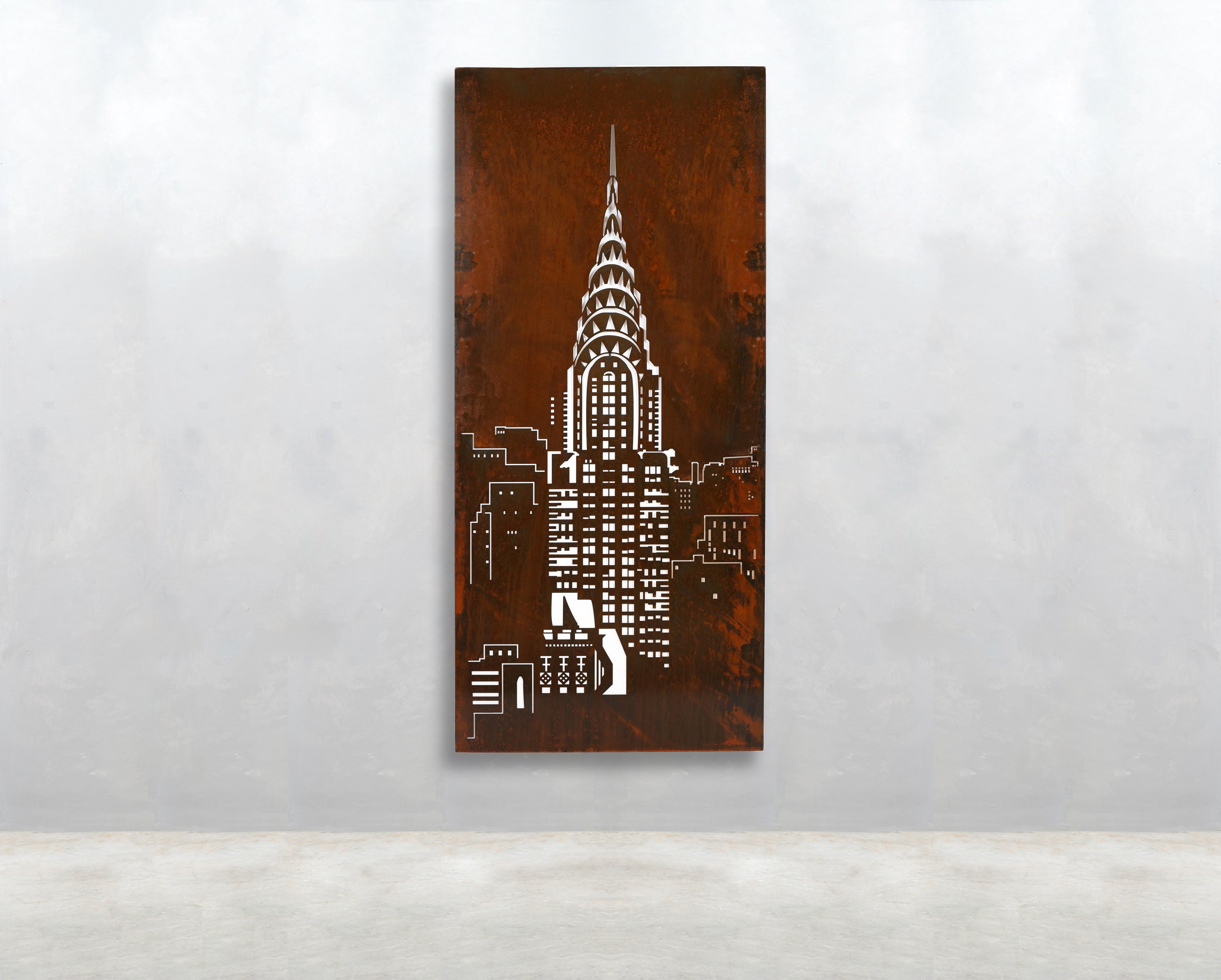 Chrysler Building Metal Wall Art