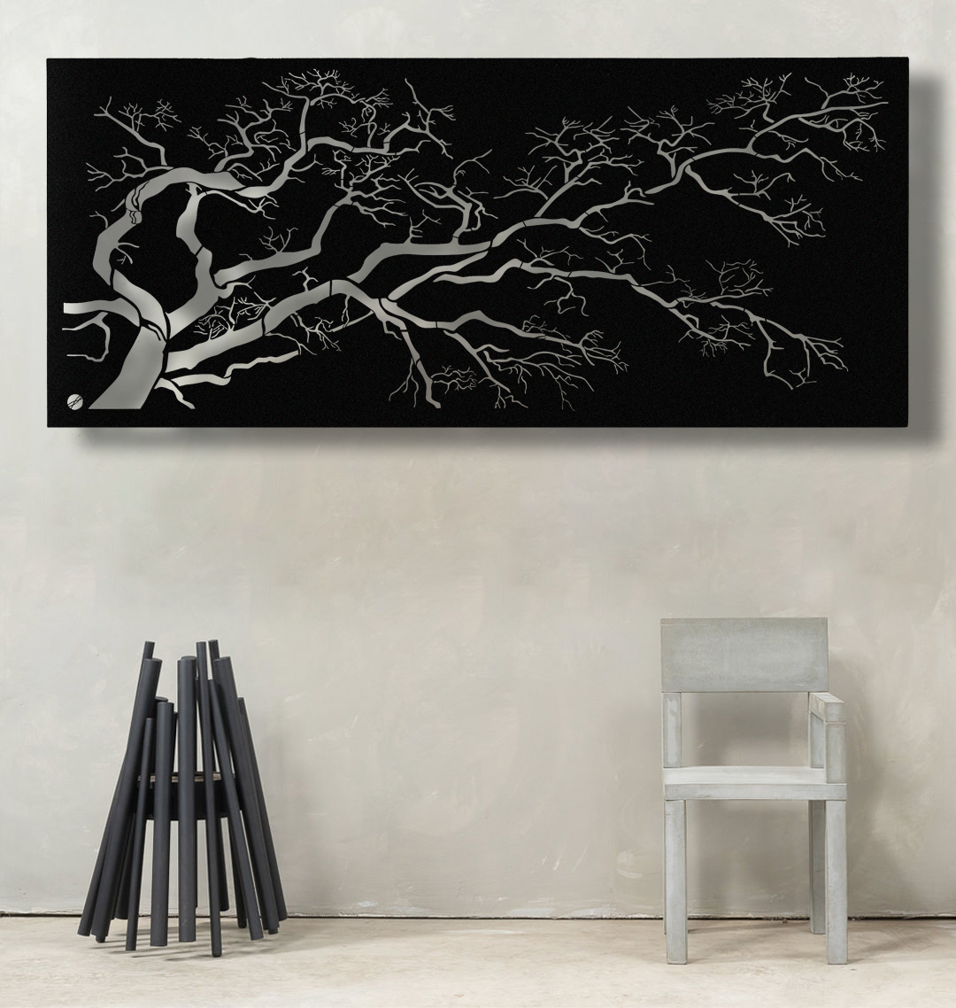 Polarised Tree – Metal Wall Art