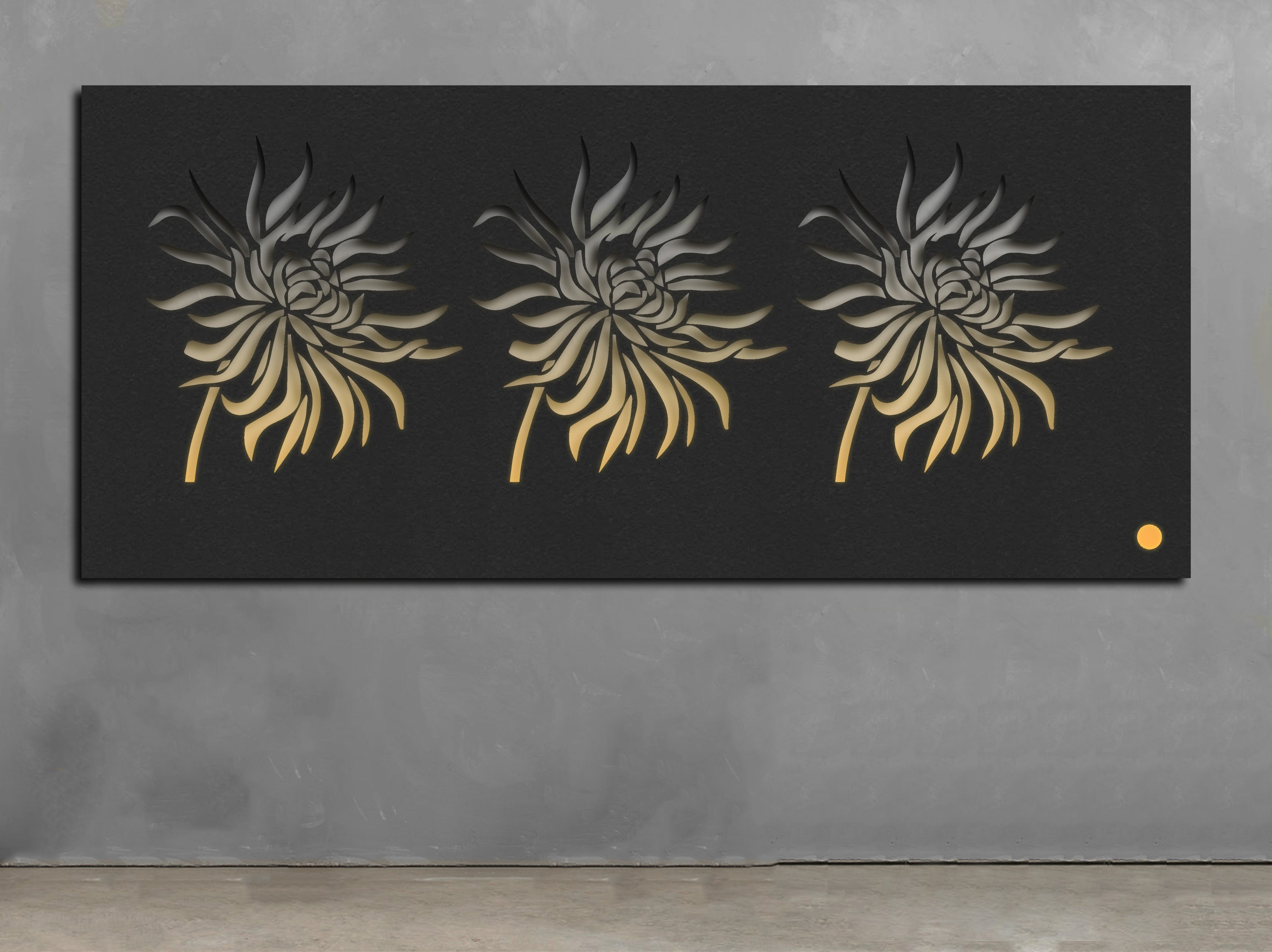 Chrysanthemum – Metal Wall Art