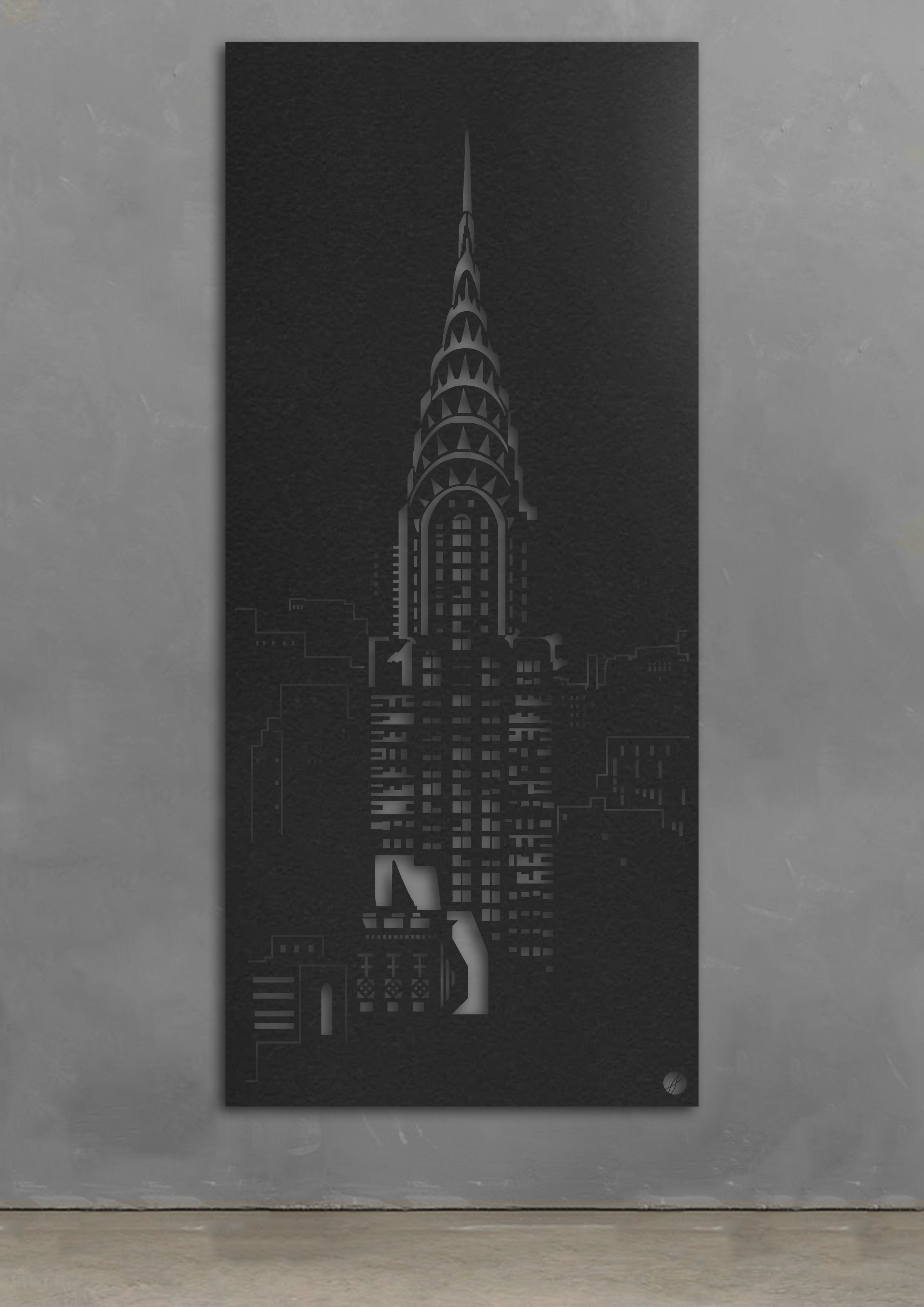 Chrysler Building- Large Metal Wall Art