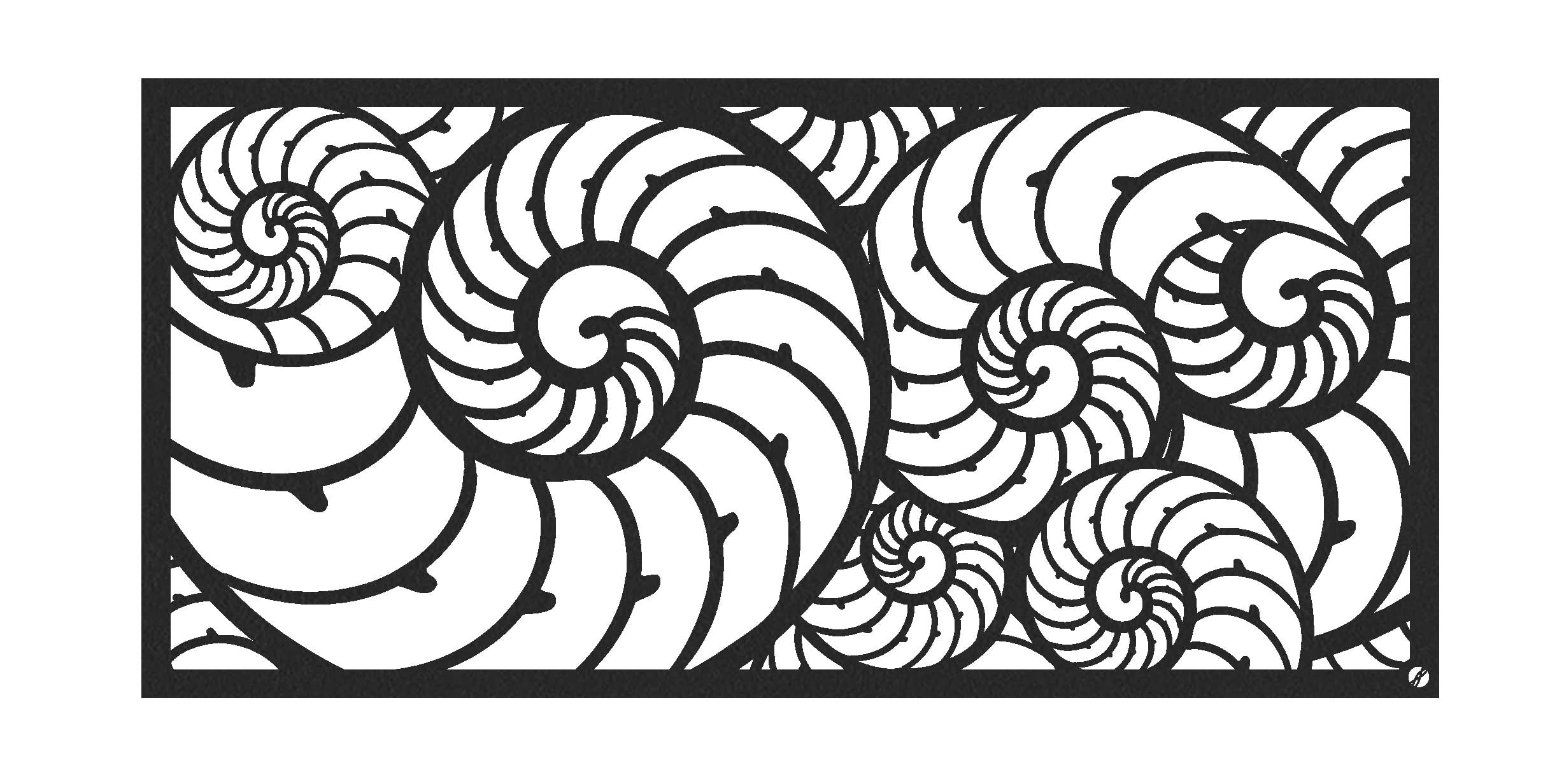 Nautilus Wall Art -Outdoor