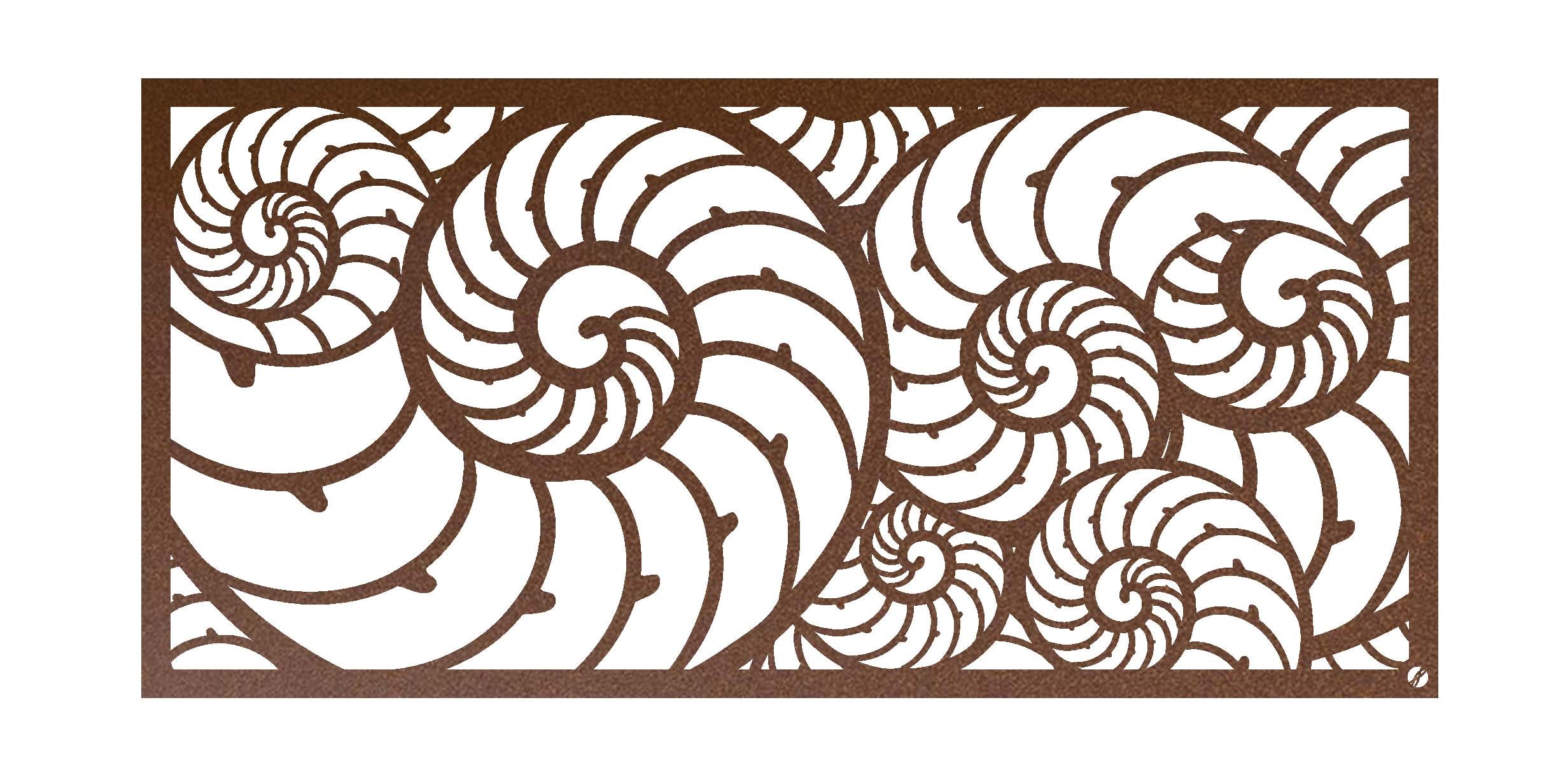 Nautilus Metal Wall Art