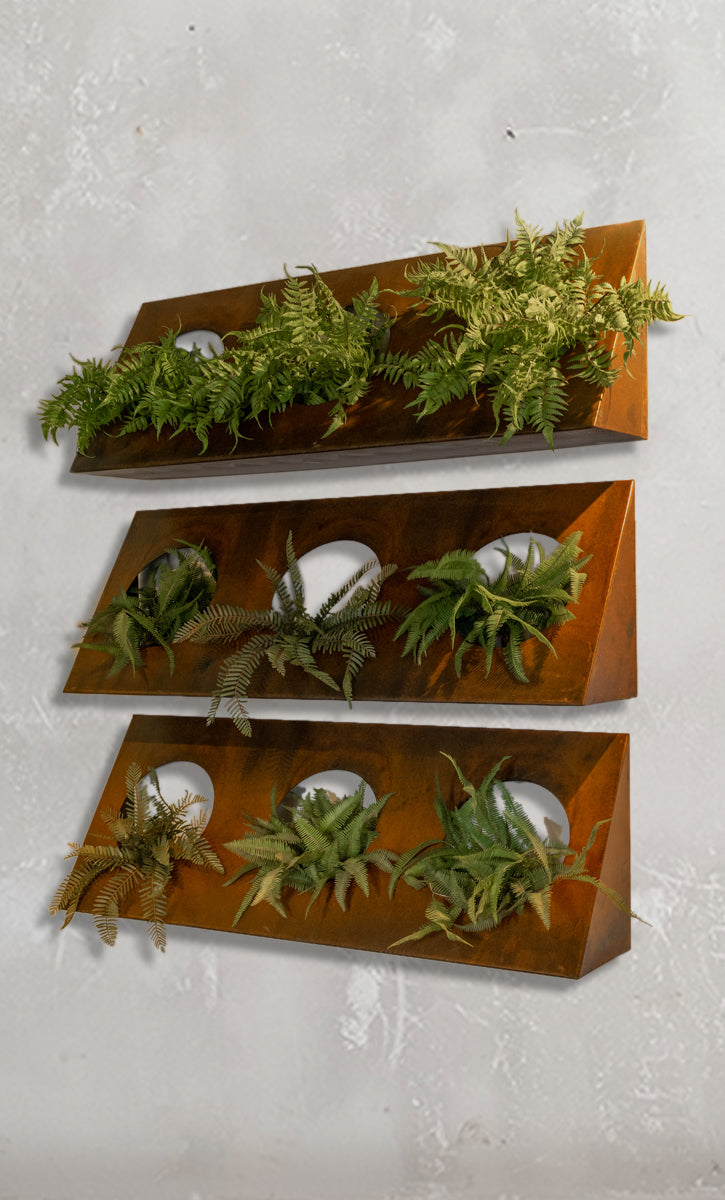 Porthole Trio - Vertical Wall Garden