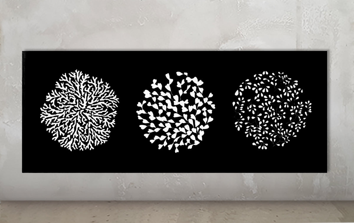 Seaweed Trio – Metal Wall Art
