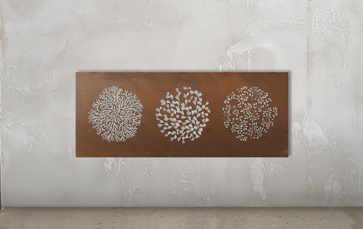 Seaweed Trio – Metal Wall Art
