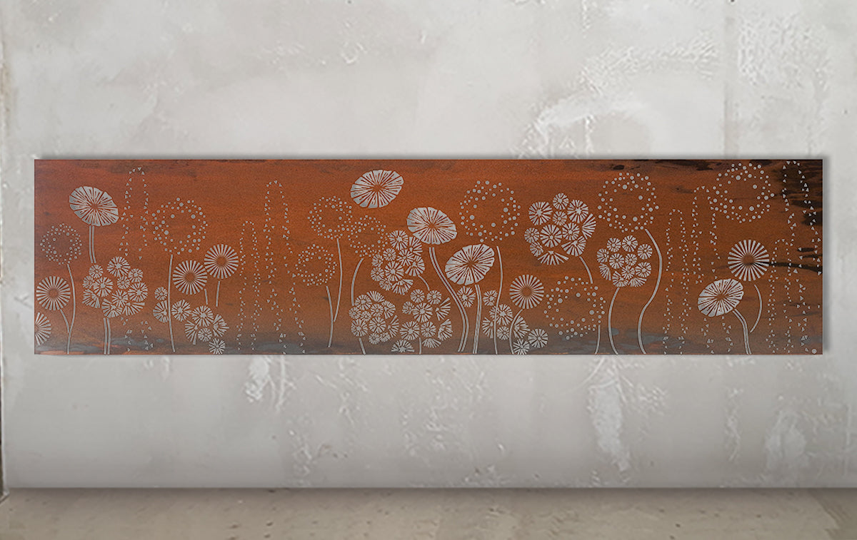 Spring Blooms Metal Wall Art