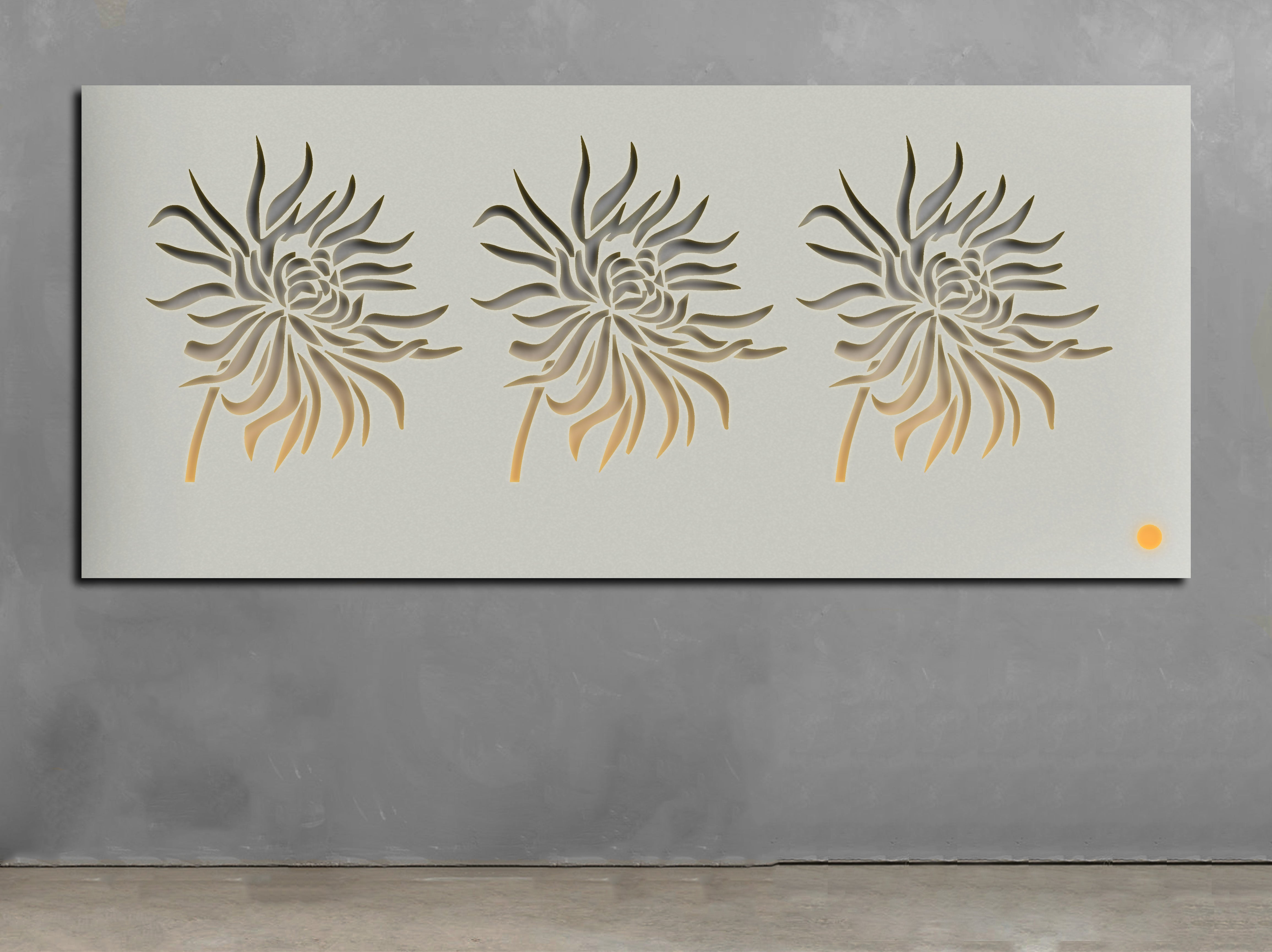 Chrysanthemum – Metal Wall Art