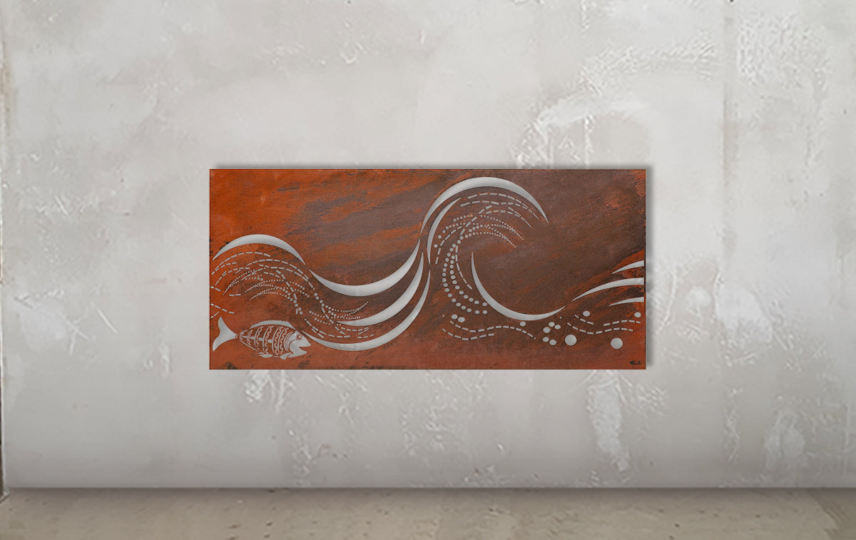 Surf Wave # 4 – Metal Wall Art