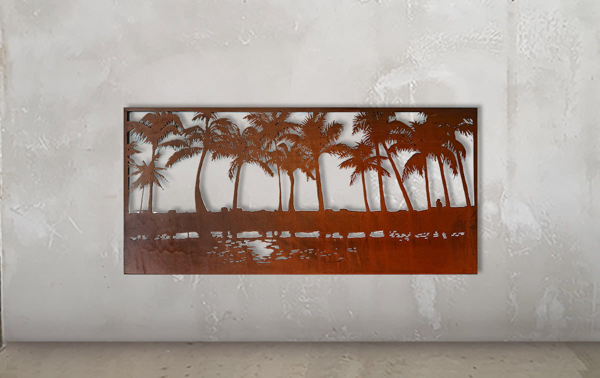 Palm Horizon – Metal Wall Art
