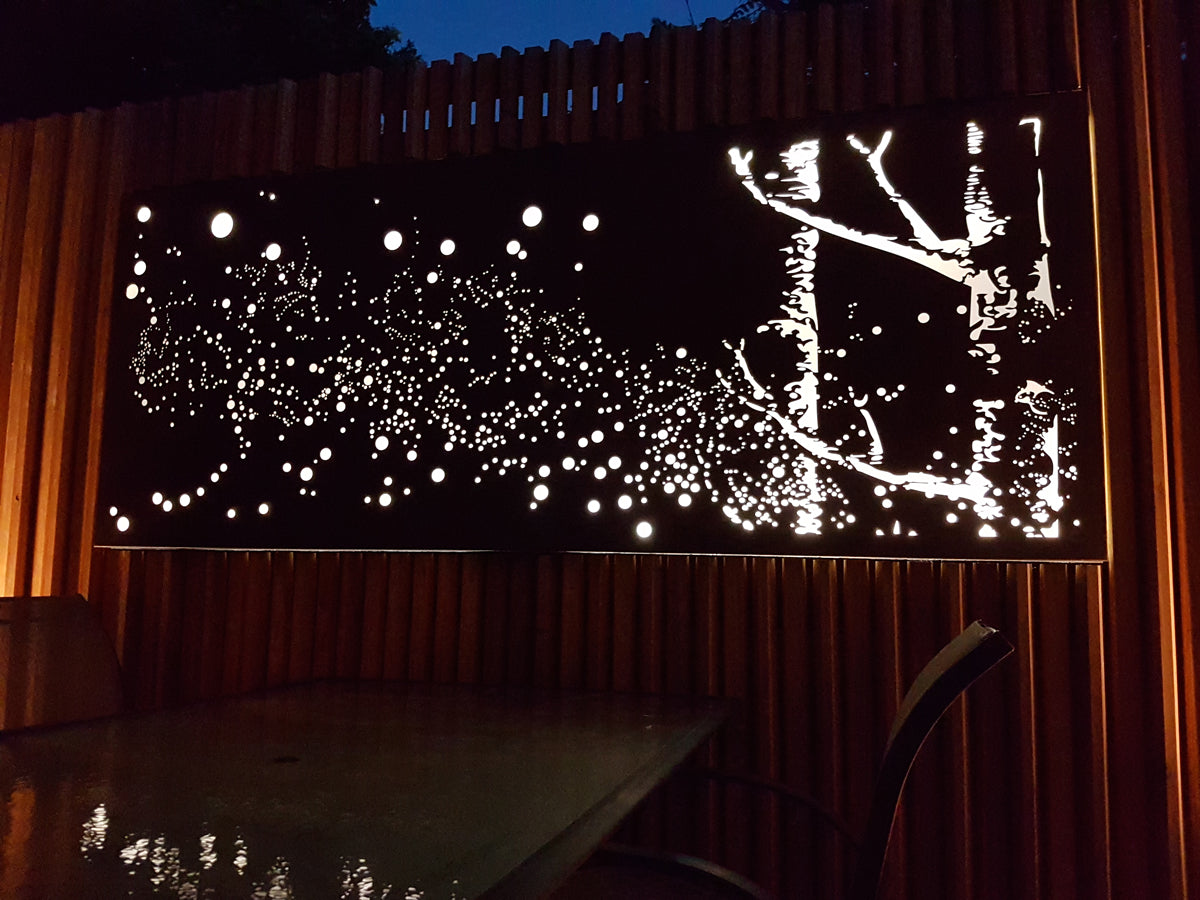 Fireflies – Metal Wall Art