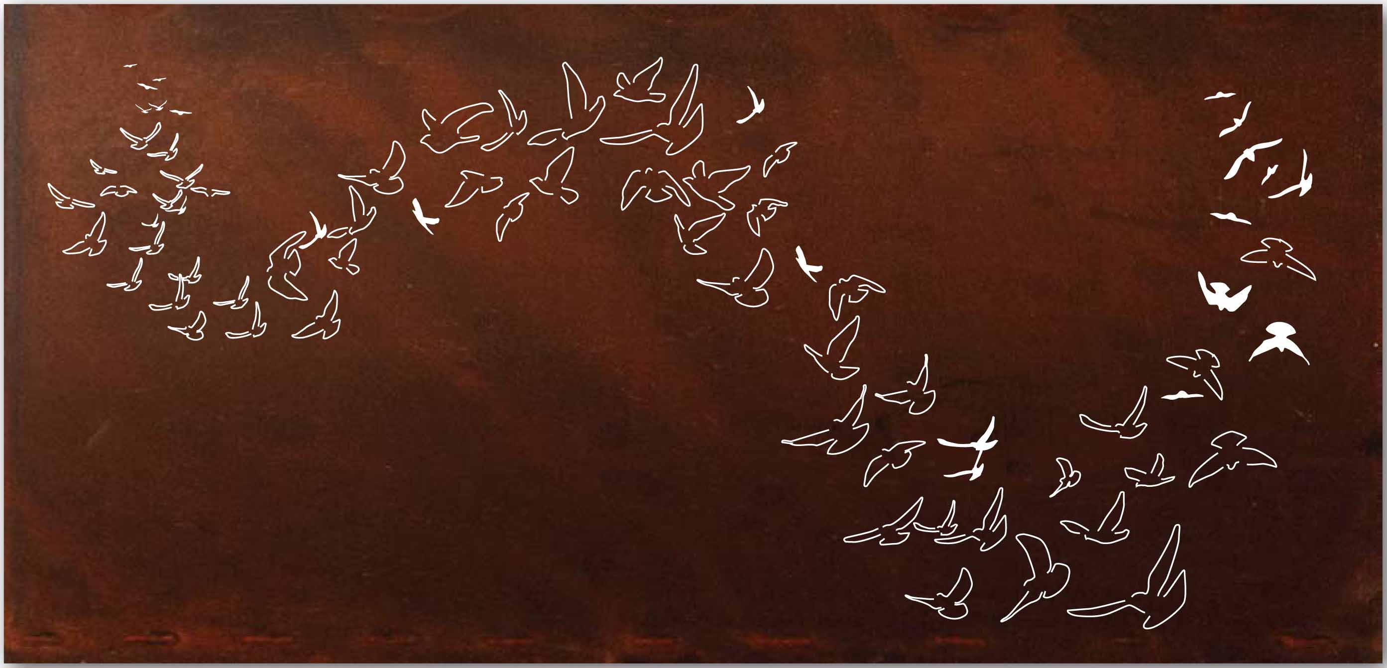 Flock of Birds – Metal Wall Art