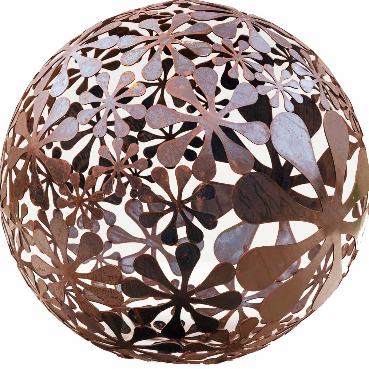 Flower Ball - Outdoor Sphere Sculpture