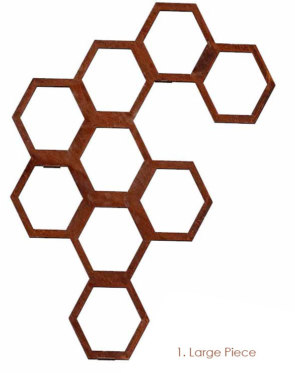 Hexagon Trellis- Wall Planter