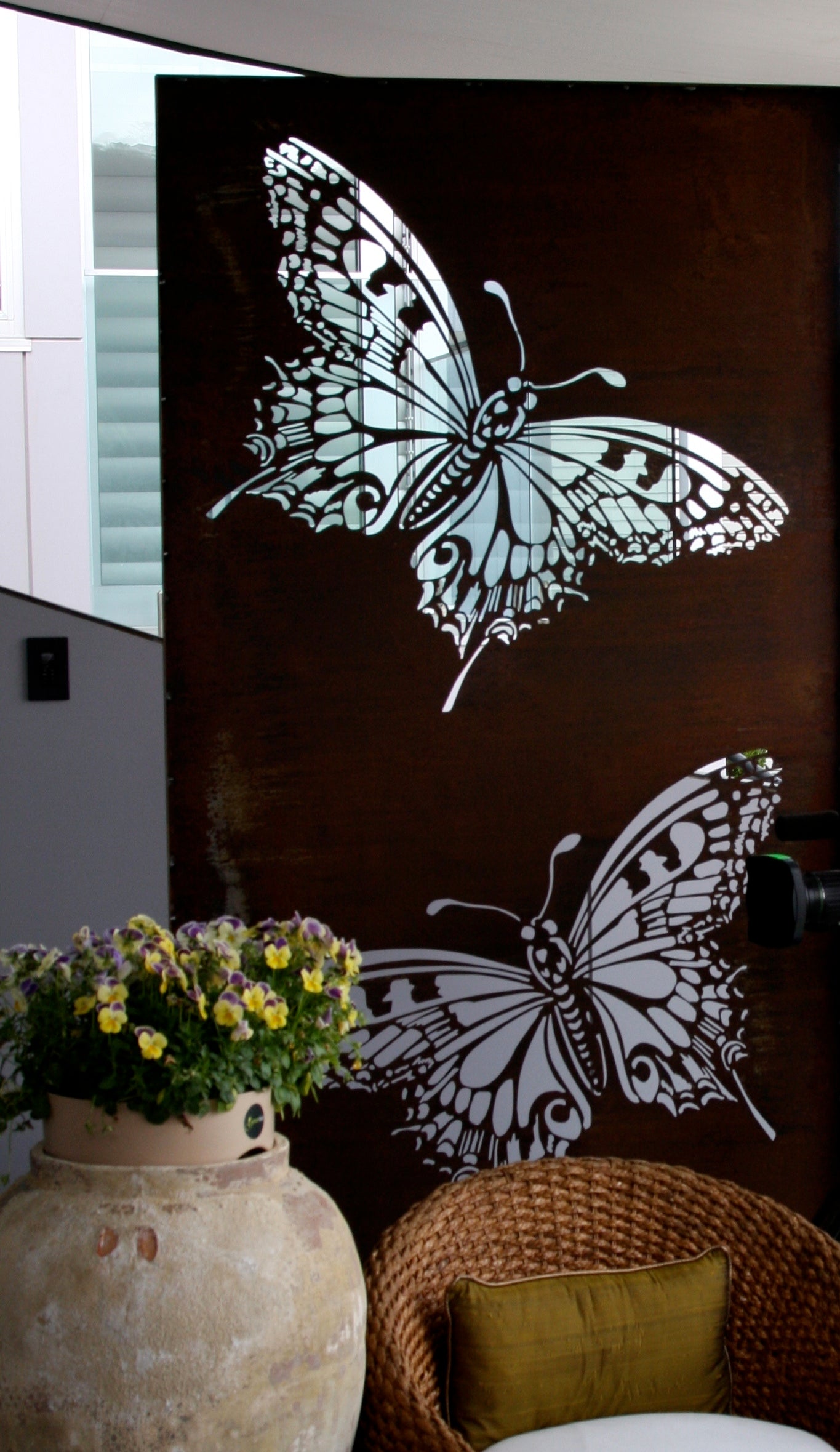 Two Butterflies Screen