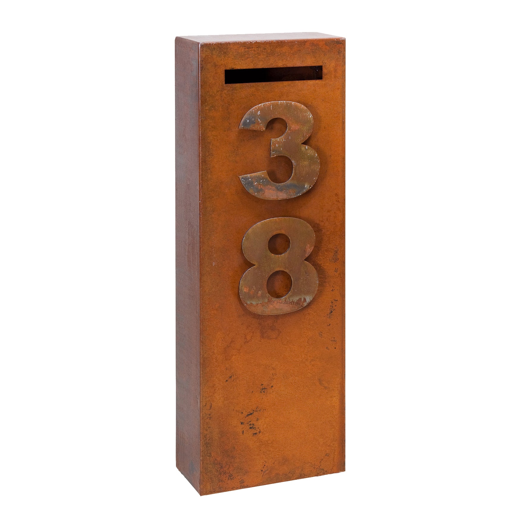 Ned Kelly Letterbox-Corten