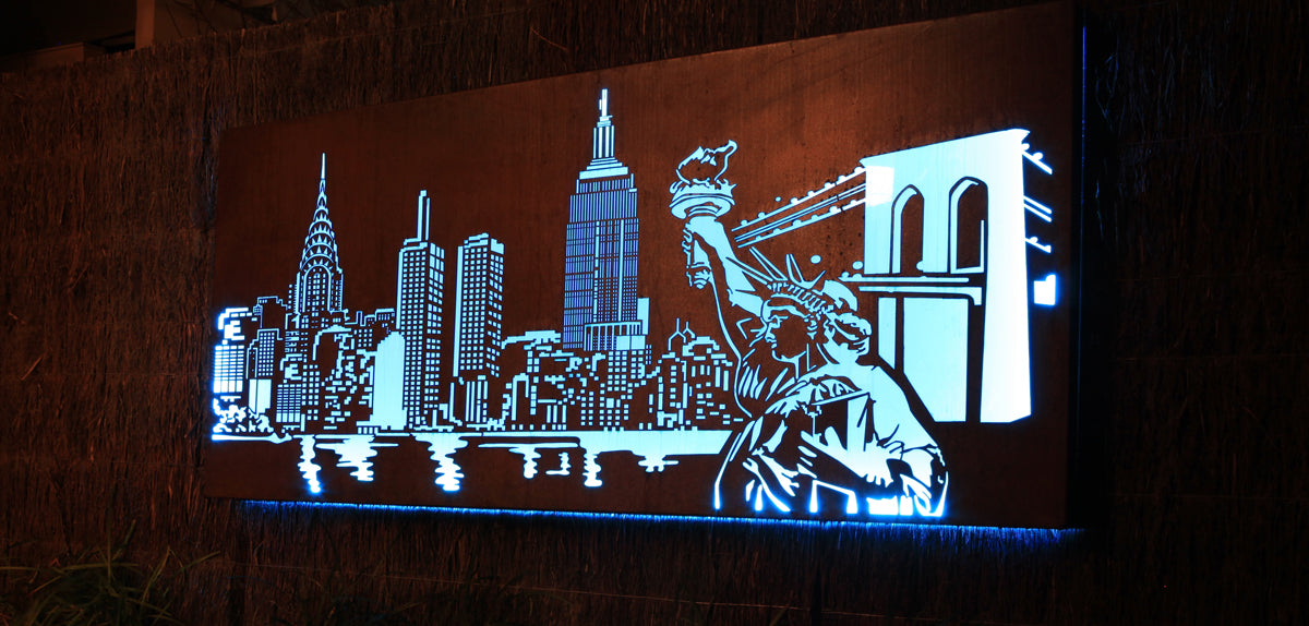 New York Skyline – Metal Wall Art