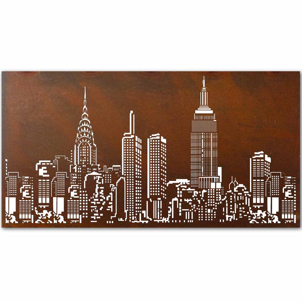 New York Skyline – Metal Wall Art