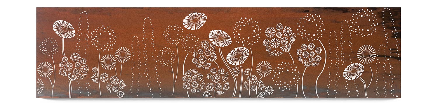 Spring Blooms Metal Wall Art