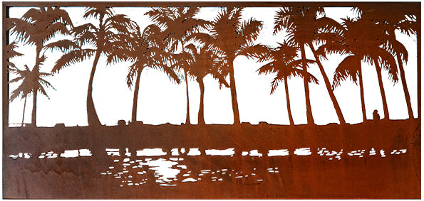 Palm Horizon – Metal Wall Art