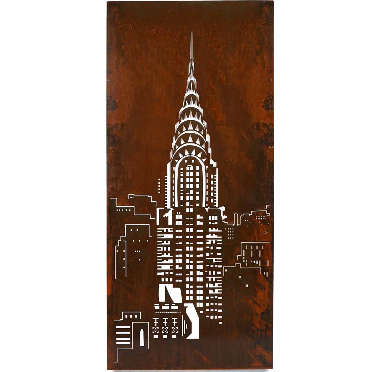 Chrysler Building Metal Wall Art