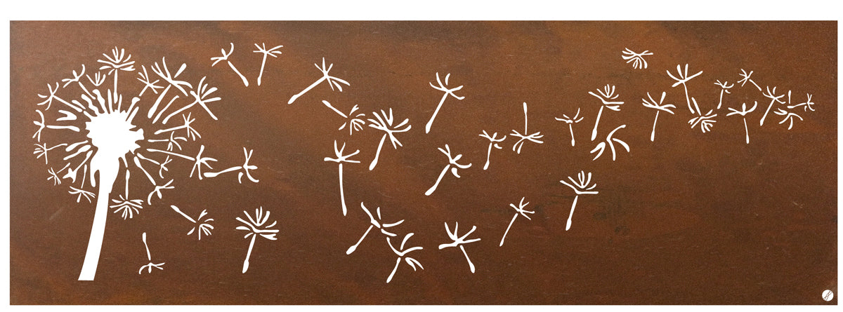 Dandelion Landscape – Metal Wall Art