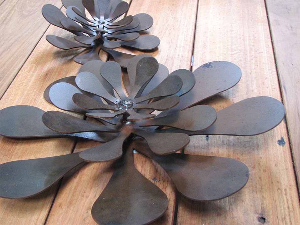 Wall Flower- Metal wall art